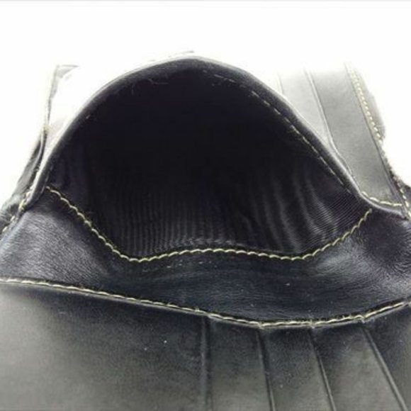 Fendi Wallet Purse Pecan Black Beige PVC leather Woman Authentic Used - Picture 7 of 9